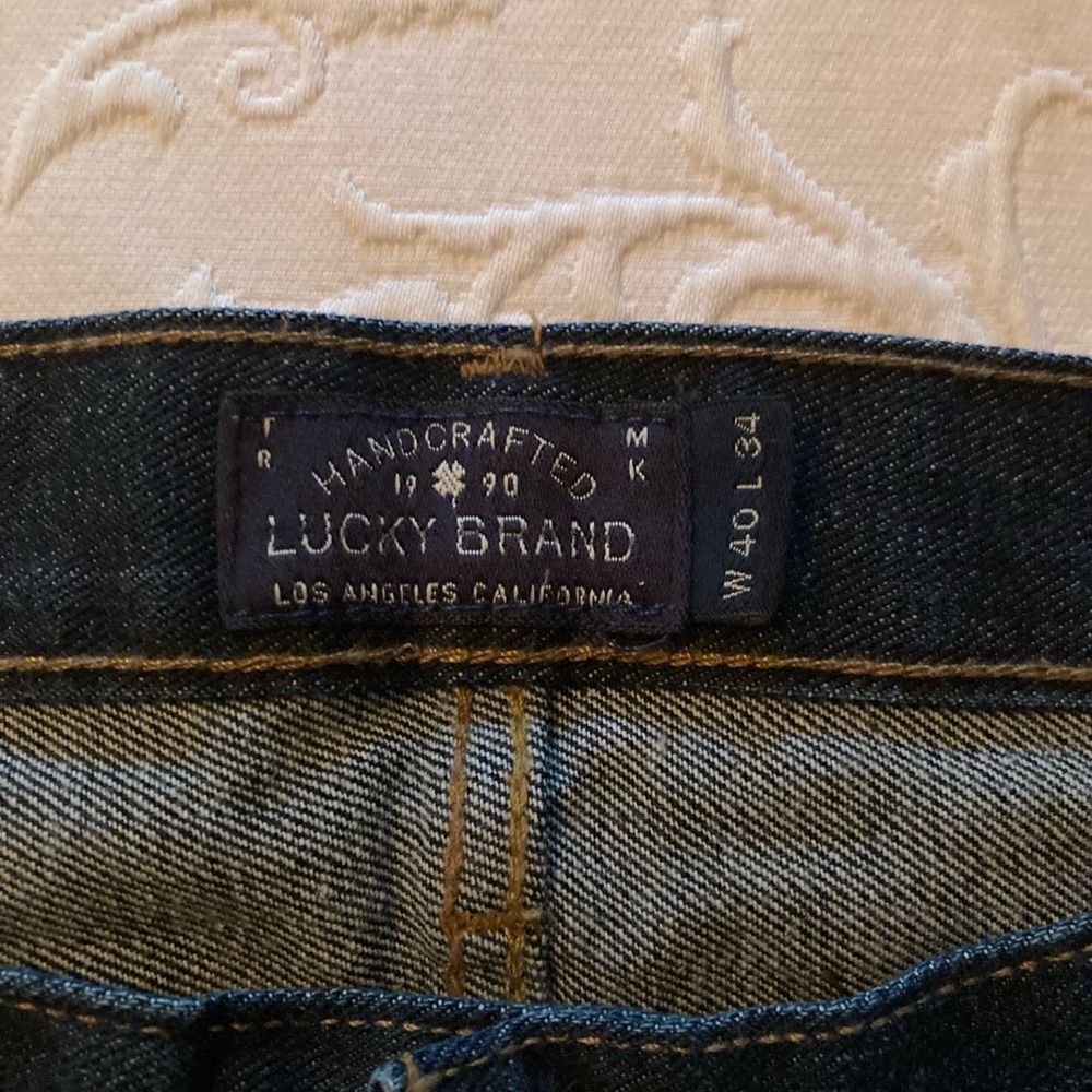 Men’s jeans, lucky brand, size 40 X 34 perfect for the weekend